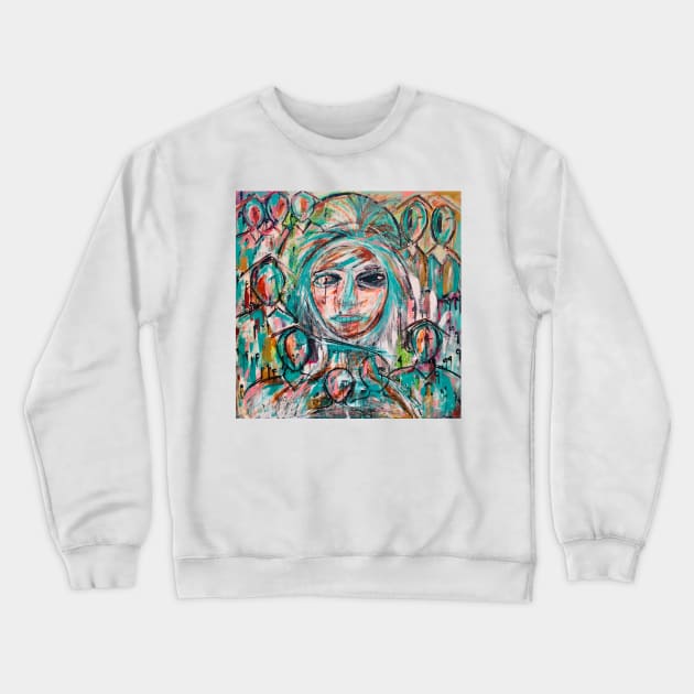 Unveiled Crewneck Sweatshirt by wenbrad49art